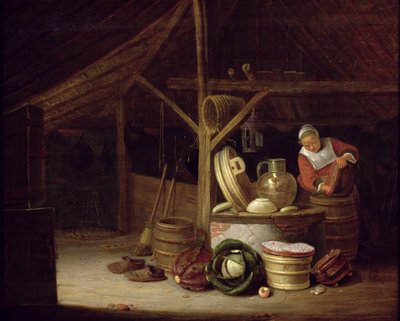 Kücheninterieur von Hendrik Martensz Sorgh